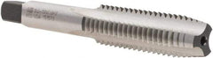 Union Butterfield - 1/2-13 UNC 3B 3 Flute Bright Finish High Speed Steel Straight Flute Standard Hand Tap - Plug, Right Hand Thread, 3-3/8" OAL, 1-21/32" Thread Length, H3 Limit, Oversize - Exact Industrial Supply