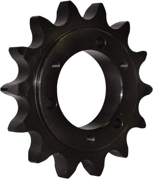 U.S. Tsubaki - 16 Teeth, 3/4" Chain Pitch, Chain Size 60, QD Sprocket - 1-11/16" Bore Diam, 4.22" Outside Diam - A1 Tooling