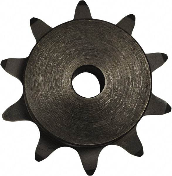 U.S. Tsubaki - 17 Teeth, 1-1/4" Chain Pitch, Chain Size 2050, Double Pitch Sprocket - 5/8" Bore Diam, 3.46" Pitch Diam, 3.72" Outside Diam - A1 Tooling