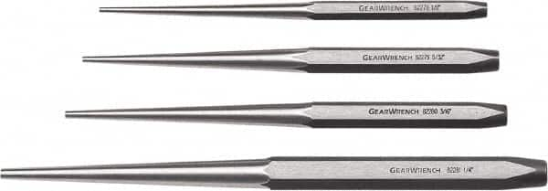 GearWrench - 4 Piece, 1/8 to 1/4", Drift Punch Set - A1 Tooling