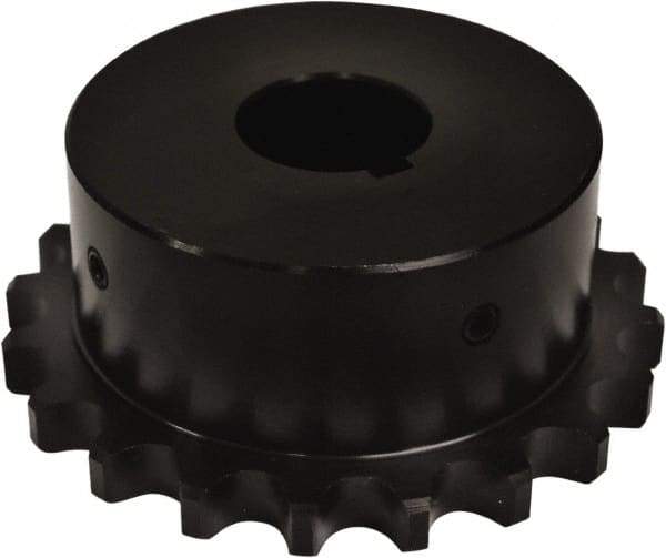 U.S. Tsubaki - 2-7/16" Bore Diam Finished Bore Roller Chain Coupling - 5.04" Coupling OD - A1 Tooling