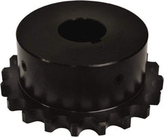 U.S. Tsubaki - 2-7/16" Bore Diam Finished Bore Roller Chain Coupling - 5.04" Coupling OD - A1 Tooling