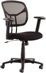 OIF - 41-1/8" High Task Chair - 25" Wide x 26" Deep, Mesh Seat, Black - A1 Tooling