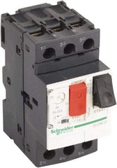 Schneider Electric - 32 Amp, 690 VAC at 50/60 Hz, 3 Pole, Bolt On, Clip Motor Circuit Breaker - Thermal Magnetic Trip, Multiple Breaking Capacity Ratings, 78mm Deep x 89mm High x 45mm Wide - A1 Tooling