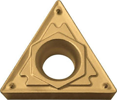 Kyocera - TCMT1.81.50.5 HQ Grade TN60 Cermet Turning Insert - Uncoated, 60° Triangle, 7/32" Inscr Circle, 3/32" Thick, 0.008" Corner Radius - A1 Tooling