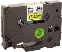 Brother - 3/8" Wide, Yellow Tape Cassette - For Label Maker - A1 Tooling