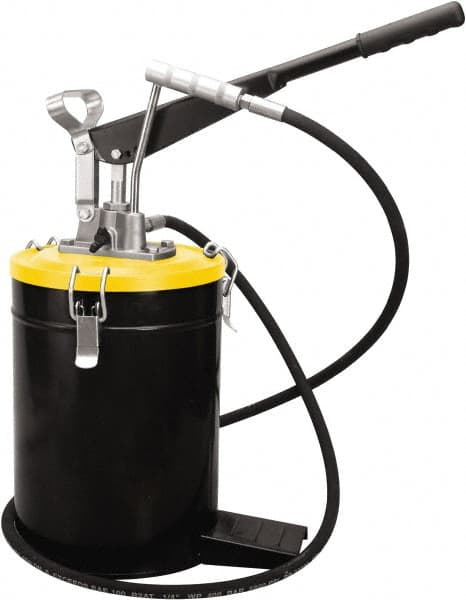 PRO-LUBE - Grease Lubrication 3 Strokes/oz Flow Aluminum & Steel Lever Hand Pump - For 528 oz Container - A1 Tooling