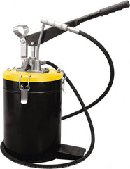 PRO-LUBE - Grease Lubrication 3 Strokes/oz Flow Aluminum & Steel Lever Hand Pump - For 528 oz Container - A1 Tooling