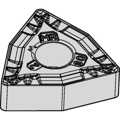 Kennametal - WNMG433 MR Grade KCP10B Carbide Turning Insert - TiCN/Al2O3/TiOCN Finish, 80° Trigon, 1/2" Inscr Circle, 3/16" Thick, 3/64" Corner Radius - A1 Tooling