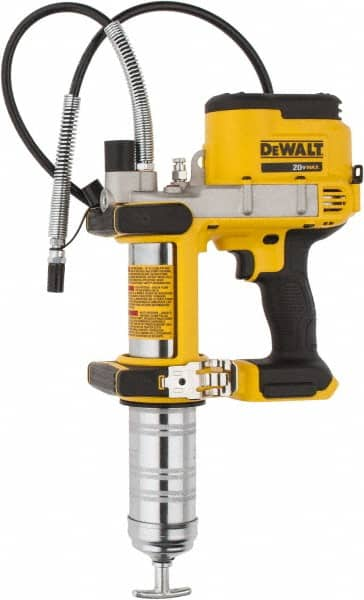 DeWALT - 10,000 Max psi, Flexible Battery-Operated Grease Gun - 16 oz Capacity, Bulk & Cartridge Fill, Includes Shoulder Strap - A1 Tooling