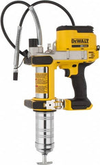 DeWALT - 10,000 Max psi, Flexible Battery-Operated Grease Gun - 16 oz Capacity, Bulk & Cartridge Fill, Includes Shoulder Strap - A1 Tooling