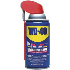 WD-40 - 8 oz Multi-Use Product with Smart Straw, Sprays 2 Ways - Multi-Purpose Lubricant: Stop Squeaks, Removes & Protects, Loosens Rusted Parts, Free Sticky Mechanisms, Drives Out Moisture - A1 Tooling