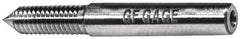 GF Gage - #5-44, Class 2B, 3B, Single End Plug Thread Go Gage - Hardened Tool Steel, Size 00 Handle Not Included - A1 Tooling