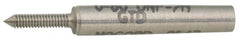 GF Gage - #6-32, Class 3B, Single End Plug Thread No Go Gage - High Speed Steel, Size 00 Handle Not Included - A1 Tooling