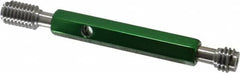 GF Gage - 1/2-13, Class 2B, Double End Plug Thread Go/No Go Gage - Hardened Tool Steel, Size 2 Handle Included - A1 Tooling