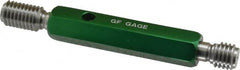 GF Gage - 9/16-12, Class 2B, Double End Plug Thread Go/No Go Gage - Hardened Tool Steel, Size 3 Handle Included - A1 Tooling