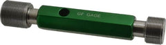 GF Gage - 1-20, Class 2B, Double End Plug Thread Go/No Go Gage - Hardened Tool Steel, Size 4 Handle Included - A1 Tooling