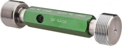 GF Gage - 1-1/2 - 12, Class 2B, Double End Plug Thread Go/No Go Gage - Hardened Tool Steel, Size 5 Handle Included - A1 Tooling