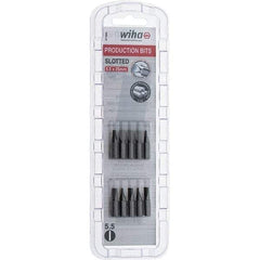 Wiha - Slotted Screwdriver Bits Reversible: NonReversible Blade Width (Inch): 7/32 - A1 Tooling