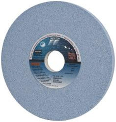 Norton - 7" Diam x 1-1/4" Hole x 1/2" Thick, I Hardness, 80 Grit Surface Grinding Wheel - Ceramic, Type 1, Medium Grade, 3,600 Max RPM, Vitrified Bond, No Recess - A1 Tooling