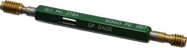 GF Gage - 5/16-18, Class 2B, Double End Plug Thread Go/No Go Gage - High Speed Steel, Size 1 Handle Included - A1 Tooling