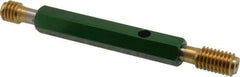 GF Gage - 7/16-14, Class 2B, Double End Plug Thread Go/No Go Gage - High Speed Steel, Size 2 Handle Included - A1 Tooling