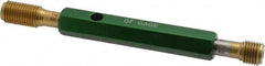 GF Gage - 7/16-20, Class 2B, Double End Plug Thread Go/No Go Gage - High Speed Steel, Size 2 Handle Included - A1 Tooling