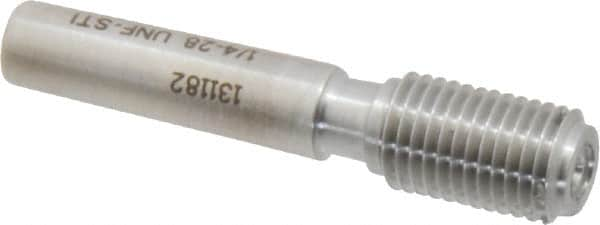 GF Gage - 1/4-28 Thread, Steel, Screw Thread Insert (STI) Class 2B/3B, Plug Thread Insert Go Gage - Single End without Handle - A1 Tooling