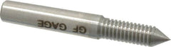 GF Gage - 4-40 Thread, Steel, Screw Thread Insert (STI) Class 3B, Plug Thread Insert No Go Gage - Single End without Handle - A1 Tooling