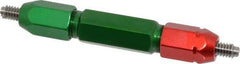 GF Gage - 1/4-20, Class 2B, Double End Plug Thread Go/No Go Gage - Steel, Size 3W Handle Included - A1 Tooling