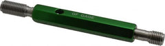 GF Gage - M10x1.25, Class 6H, Double End Plug Thread Go/No Go Gage - Hardened Tool Steel, Size 2 Handle Included - A1 Tooling