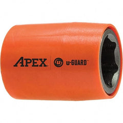 Apex - 1/2" Drive, 17mm Socket, Standard Power Socket - 6 Points, 1.53" OAL - A1 Tooling