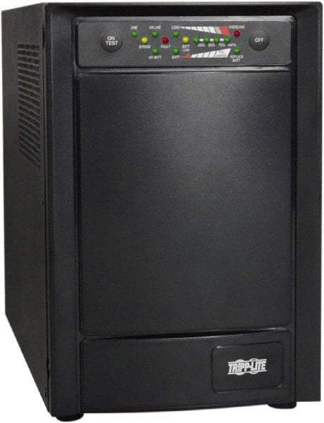 Tripp-Lite - 15 Amp, 1,000 VA, Tower Mount Online Backup Uninterruptible Power Supply - Backup 4-1/2 min with Full Load & 14 min with Half Load, 120 VAC Input & Output, 800 Watt Output, 1 Phases, 6 Outlets - A1 Tooling