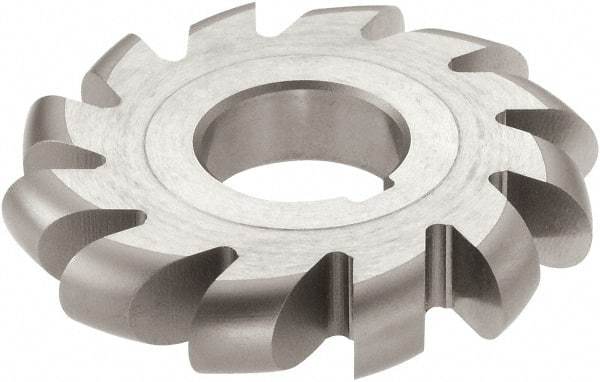 Keo - 1/16" Radius, 1/8" Circle Diam, 2-1/4" Cutter Diam, Arbor Connection, Convex Radius Cutter - High Speed Steel, Uncoated, Form Relieved, 16 Teeth - A1 Tooling