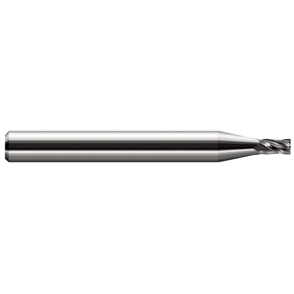 Harvey Tool - 1/4", 3/8" LOC, 1/4" Shank Diam, 2-1/2" OAL, 4 Flute Solid Carbide Square End Mill - Exact Industrial Supply