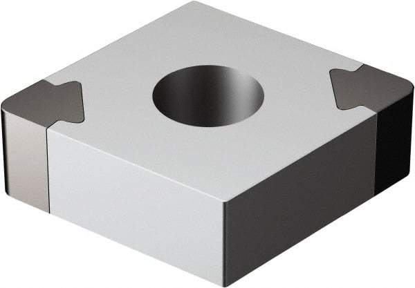 Sandvik Coromant - CNGA431 Grade 7025 CBN Turning Insert - Uncoated, 80° Diamond, 1/2" Inscr Circle, 3/16" Thick, 1/64" Corner Radius - A1 Tooling