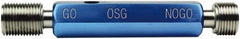 OSG - M4x0.7, Class 6H, Double End Plug Thread Go/No Go Gage - High Speed Steel, Handle Included - A1 Tooling