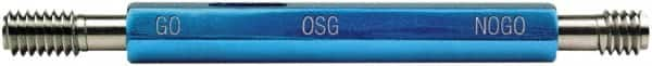 OSG - 3/8-16, Class 2B, Double End Plug Thread Go/No Go Gage - High Speed Steel, Handle Included - A1 Tooling