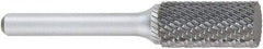 OSG - 3/16" Cut Diam, 1/4" Shank Diam, Cylinder Head Burr - Carbide, Flat End, 5/8" LOC, 2" OAL - A1 Tooling