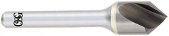 OSG - 3/8" Head Diam, 1/4" Shank Diam, 1 Flute 60° Solid Carbide Countersink - A1 Tooling