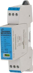 Cooper Bussmann - 2 Pole, 1 Phase, 1 kA Nominal Current, 90mm Long x 18mm Wide x 66mm Deep, Thermoplastic Hardwired Surge Protector - DIN Rail Mount, 24 VAC/VDC, 30 VAC/VDC Operating Voltage, 4 kA Surge Protection - A1 Tooling