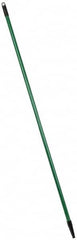 PRO-SOURCE - 60 x 1-1/4" Fiberglass Handle for Floor Squeegees & Push Brooms - Threaded Connection, Green - A1 Tooling