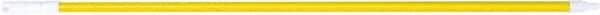 PRO-SOURCE - 60 x 1-1/4" Fiberglass Handle for Floor Squeegees & Push Brooms - Threaded Connection, Yellow - A1 Tooling