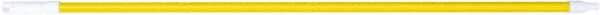 PRO-SOURCE - 54 x 1-1/4" Fiberglass Handle for Floor Squeegees & Push Brooms - Threaded Connection, Yellow - A1 Tooling