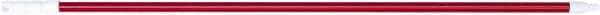 PRO-SOURCE - 54 x 1-1/4" Fiberglass Handle for Floor Squeegees & Push Brooms - Threaded Connection, Red - A1 Tooling