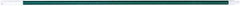 PRO-SOURCE - 54 x 1-1/4" Fiberglass Handle for Floor Squeegees & Push Brooms - Threaded Connection, Green - A1 Tooling