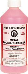 Precision Brand - 1 Pint Bottle Metal Polish and Cleanser - 1 Pint Metal Polish and Cleanser - A1 Tooling