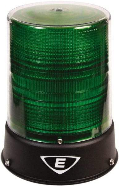 Edwards Signaling - 24 VAC/VDC, 4X NEMA Rated, LED, Green, Flashing, Steady Light - 65 Flashes per min, 3/4 Inch Pipe, 8-1/4 Inch Diameter, 7-3/4 Inch High, IP66 Ingress Rating, Pipe Mount - A1 Tooling