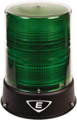 Edwards Signaling - 24 VAC/VDC, 4X NEMA Rated, LED, Green, Flashing, Steady Light - 65 Flashes per min, 3/4 Inch Pipe, 6-1/2 Inch Diameter, 8 Inch High, IP66 Ingress Rating, Pipe Mount - A1 Tooling