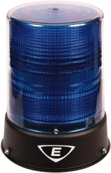 Edwards Signaling - 24 VAC/VDC, 4X NEMA Rated, LED, Blue, Flashing, Steady Light - 65 Flashes per min, 3/4 Inch Pipe, 8-1/4 Inch Diameter, 7-3/4 Inch High, IP66 Ingress Rating, Pipe Mount - A1 Tooling